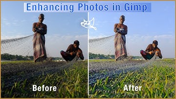 How to Enhance Photos in Gimp | Improve Image Quality using Gimp  2.10.22