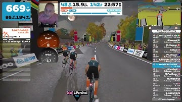 Final sprint - Zwift ZRS: Podium Rides - Stage 1 - Loch Loop