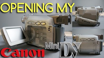 Opening My Canon ZR200 MiniDV Camcorder (2022-10-03 @ 21:00 EDT) - Jody Bruchon Tech
