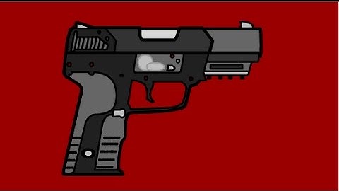 [old] Madness Combat timelapse - making a fiveseven gun sprite