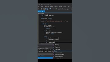 C++ : Finding Min Max number until -1 #shorts #youtubeshorts