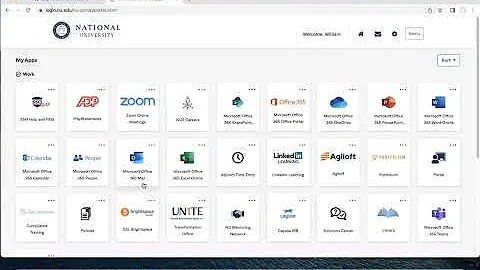 Video 1 - PT Faculty Logging into SSO