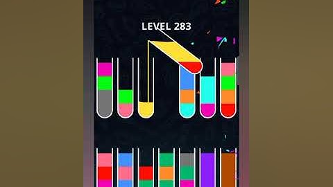 Color sort puzzle Level 283