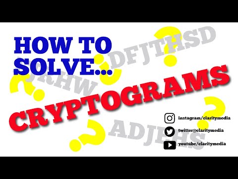 Video: Paano Mai-decrypt Ang Isang Cryptogram