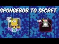 SPONGEBOB to SECRET in Spongbob td!