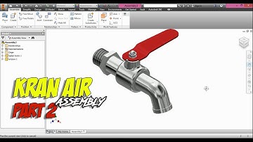 TUTORIAL MEMBUAT KRAN AIR (ASSEMBLY) - AUTODESK INVENTOR PART 2