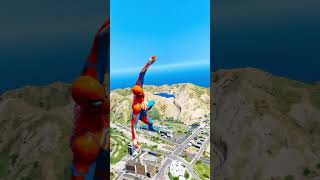 GTA 5 Epic Ragdoll GREEN SPIDERMAN VS RED MINIONVS GREEN HULK (Euphoria Physics & Funny Fails)