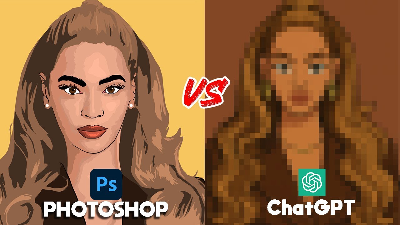 Photoshop vs ChatGPT (Which makes better Art)