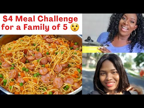 Can $4 feed a Family of 5 in the US? #Cookwith1500 ($4) #SisiYemmieTV Challenge. @SisiYemmieTV