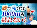 なぜ1000m泳げる人はクロールで手が疲れないのか？