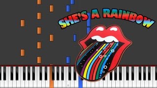 Video thumbnail of "The Rolling Stones - She's a Rainbow - Piano Tutorial"