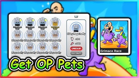 Roblox Grimace Race Script - Get OP Pets