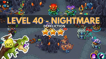 King of Defense: Level 40 NIGHTMARE / DERELICTION / with basic heroes