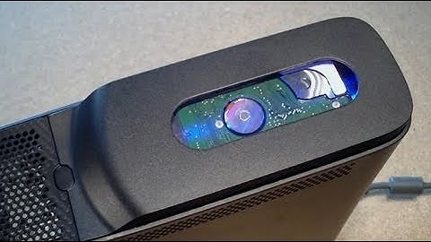 Modding The Xbox 360 Hard Drive - Adding A Window And LEDs