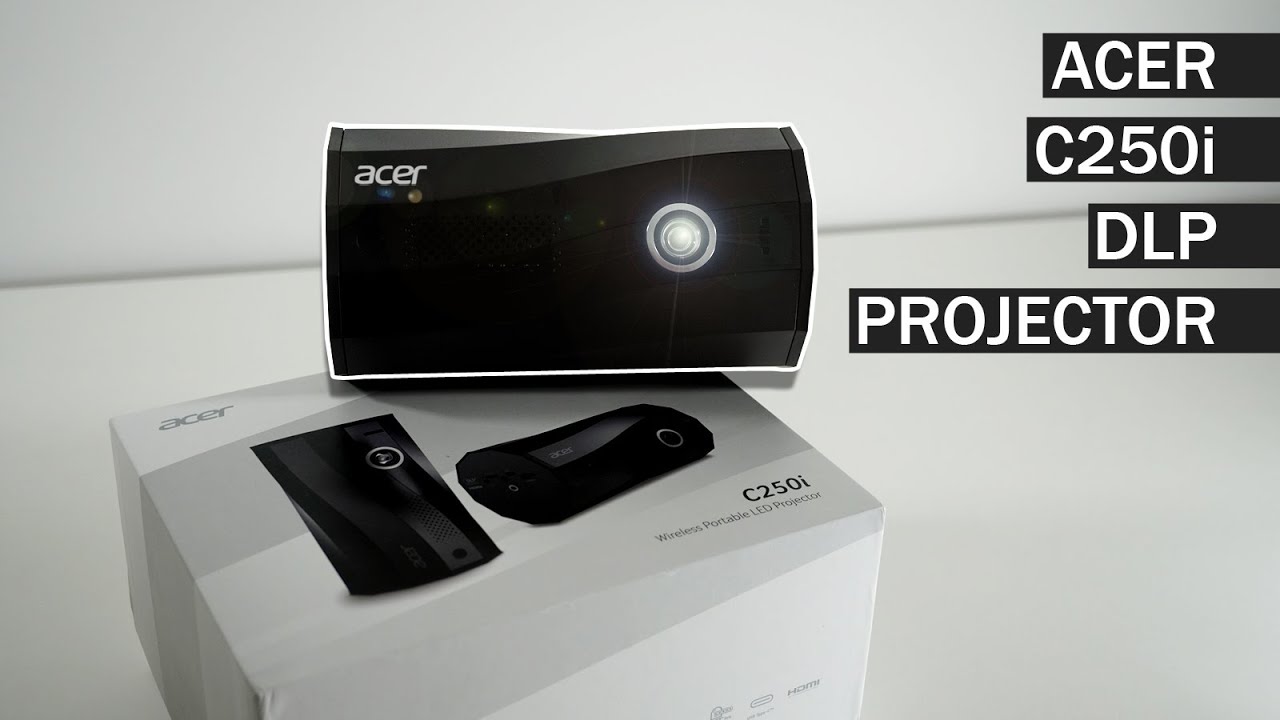 Gaming on a Projector - Unboxing & Testing Acer C250i DLP Portable Wireless  Projector @Acer