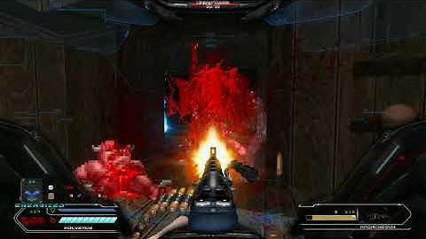 DOOM 2 Dark World + Brutal DOOM Power Fantasy v2 - Map05 The Wasteyard