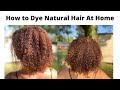 Dying my natural hair at home || Golden Brown|| Clairol Box Dye