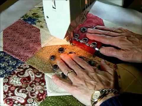 Quilting Hoop Demo (Gripper Rings) 