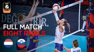 Netherlands W survive Slovenia W scare in five-set EuroVolley eight-finals thriller