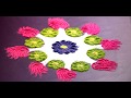 Simple rangoli 1 minute diwali simple rangoli design  nitrang easy rangoli 2020