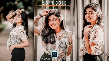 Soft Gold Tone | Camera Raw Preset | Color Grading Photoshop Tutorial