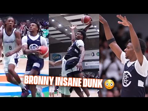 Look: Bronny James throws down thunderous dunk after full-court drive in  Paris - Sports Illustrated High School News, Analysis and More