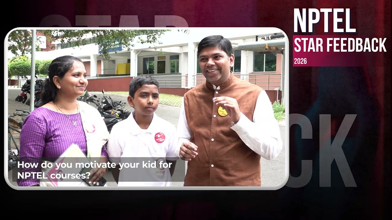 Thumbnail for What It Takes to Be an NPTEL Star @Eduminofindia