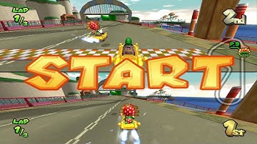 Mario Kart Double Dash!! 6 Stages 2v2 Netplay Versus Races 60fps