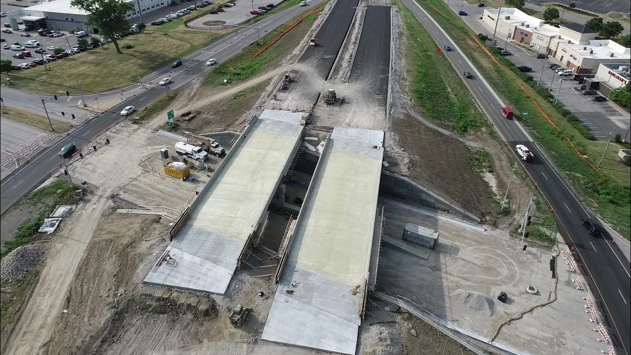 Chipman Rd & 50 Hwy Bridge Construction UPDATE Lee's Summit