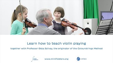 How to teach violin for kids with Colourstrings - Book A