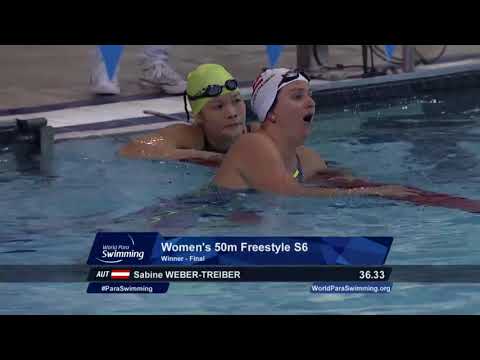 Women's 50 m Freestyle S6| Final | Mexico City 2017 World Para Swimming Championships