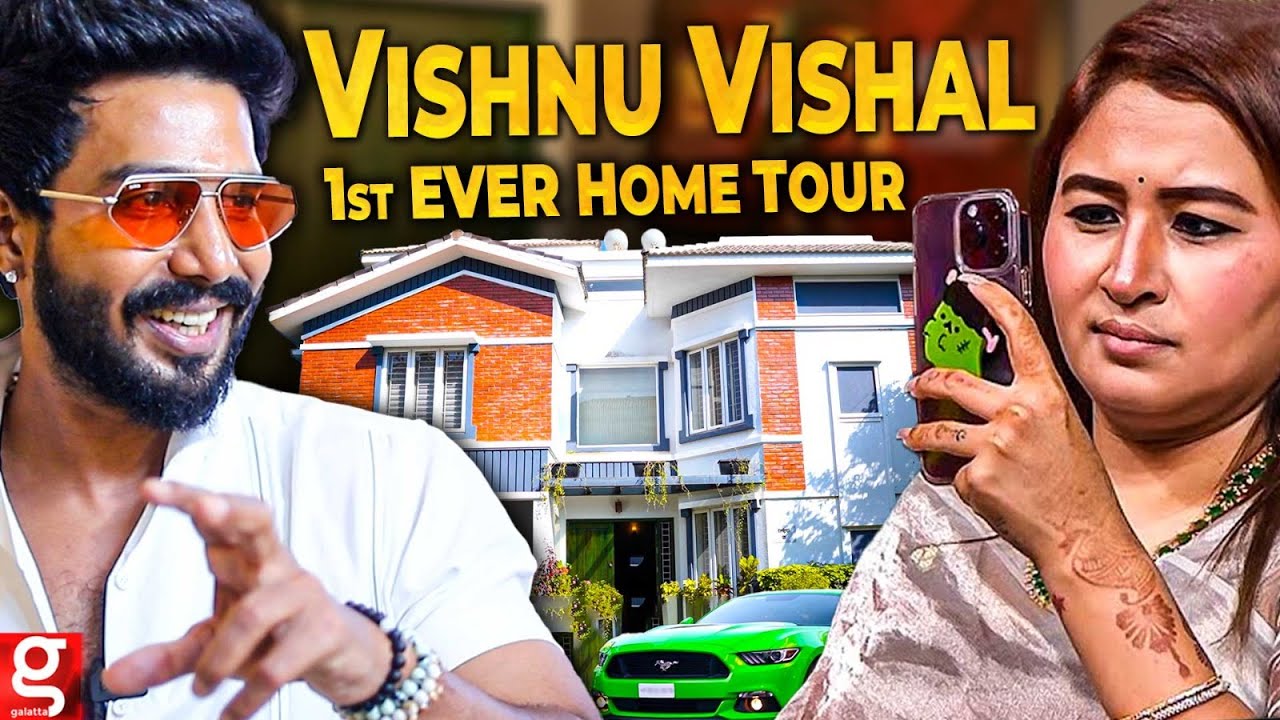 Vishnu Vishal வீடா இது? இந்த கனவு நிறைவேற 40 வருஷம் ஆச்சு🥹 First Ever Home Tour | Lal Saalam