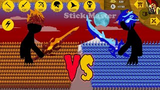 MAXIMUM POWER OF 9999 LAVA SWORDWRATH VS 9999 ICE SWORDWRATH | STICK WAR LEGACY | STICK MASTER