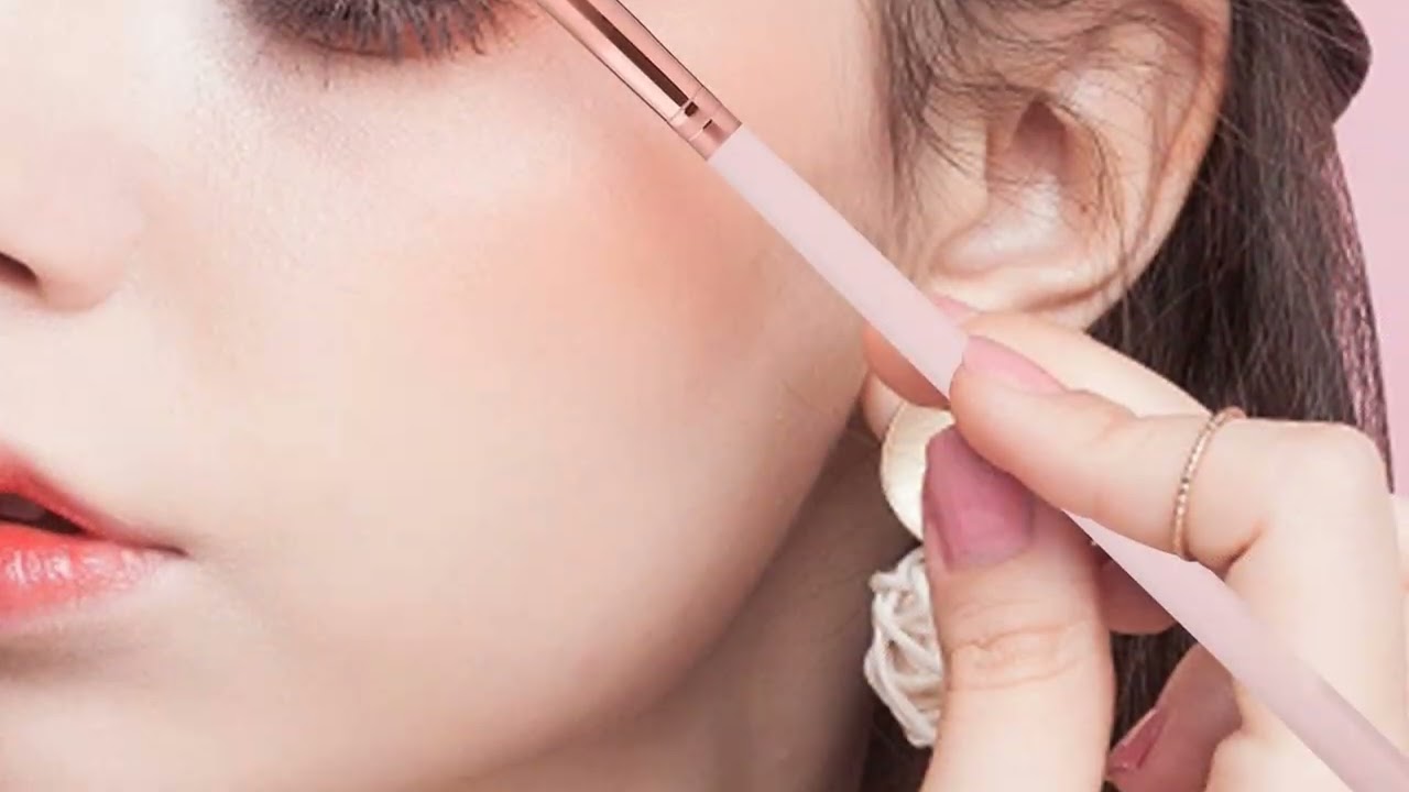 Real Perfection 16-Piece Makeup Brush Set 🎀✨ | Complete Kit with Eyebrow Razor