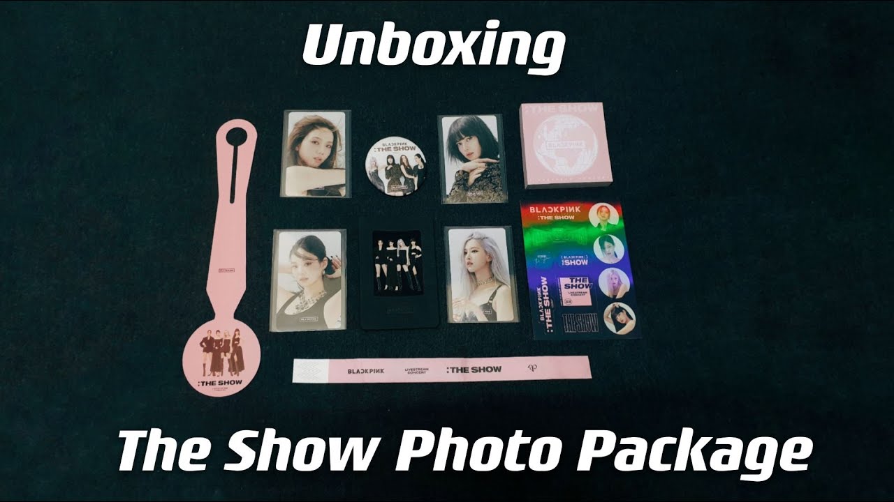 Unboxing] BLACKPINK - THE SHOW Photo Package (Photocards Merch