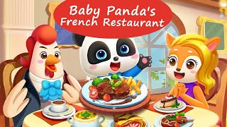 Baby Panda's French Restaurant - Learn About Dining Etiquette and Table Manners! | BabyBus Games screenshot 4