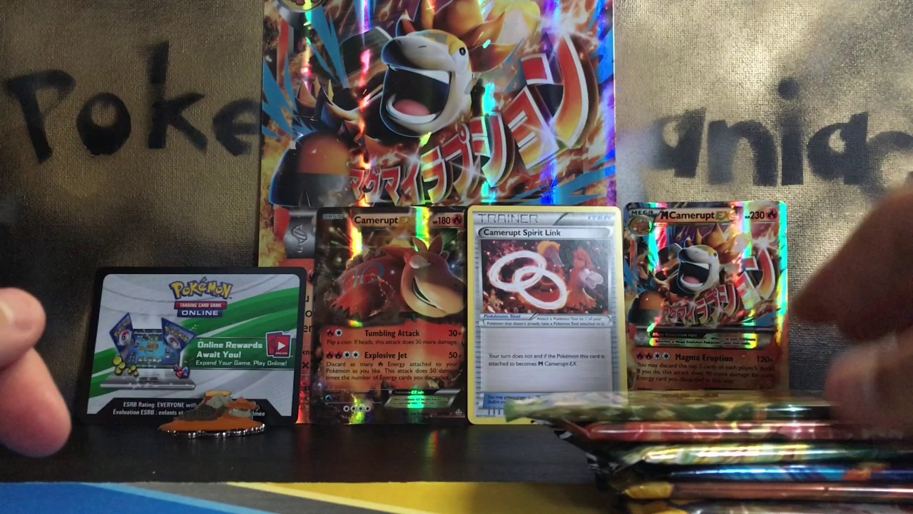 Opening Pokemon Mega Camerupt Ex Premium Collection Box SM 1 Sonne Und 