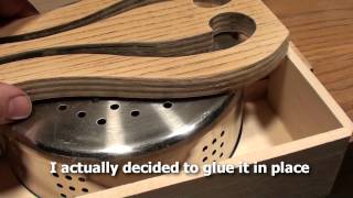 Homemade Box Guitar Build Part 5 of 9 Robert Johnson Tribute