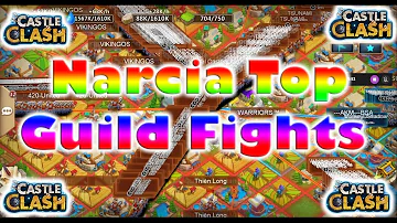 Castle Clash Narcia Top Guild Fights