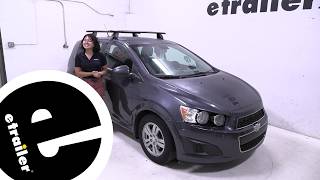 Install Custom DK Fit Kit for 4 Rhino-Rack 2500 Series Roof Rack Legs on a 2012 Chevrolet Sonic