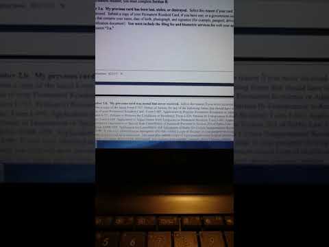 Form I 90 استبدال الجرين كارد السنتين أو العشره أو تجديد الجرين العشر سنوات