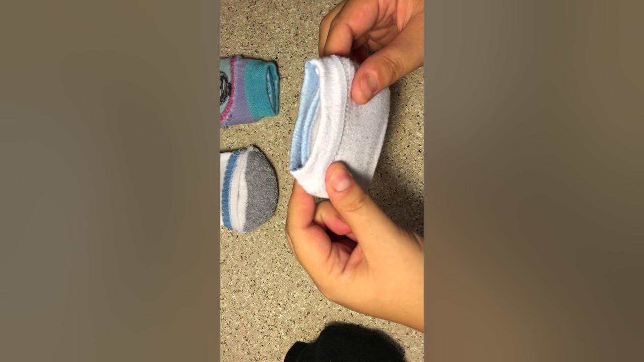 The Correct Way to Fold Socks YouTube