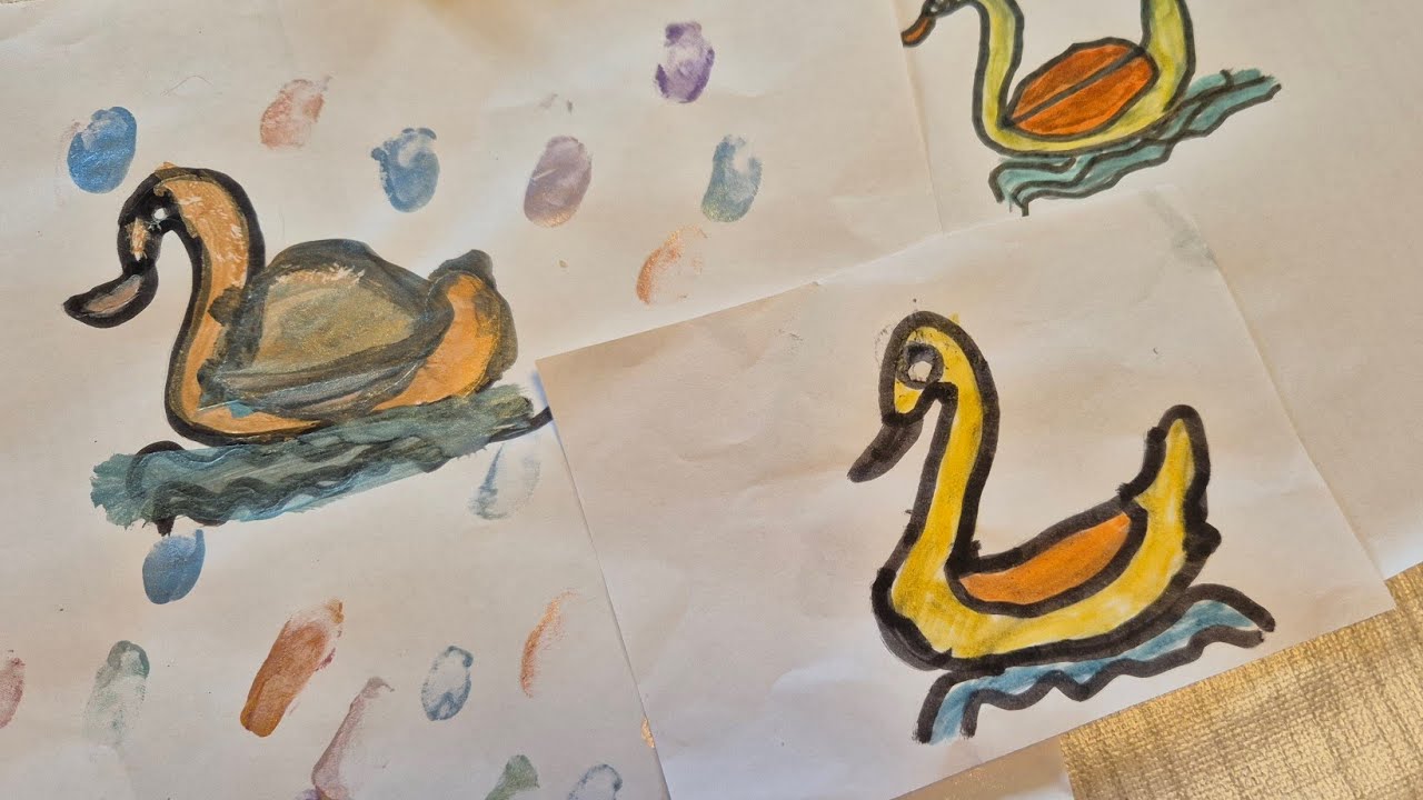 Entekids Rituale Male ente EINFACH ,Für kids,drawing of a CUTE duck easy .#art # ...