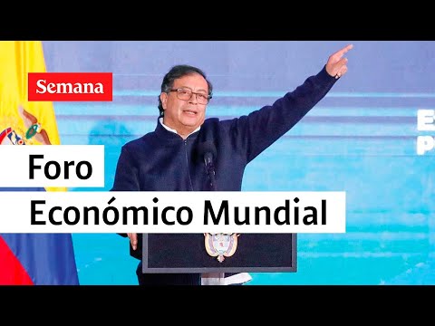 Petro inició su participación en el Foro Económico Mundial