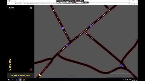 Google Maps Pac-Man (April Fools