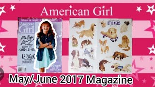 American girl magazine film, though May/June 2017 issue.