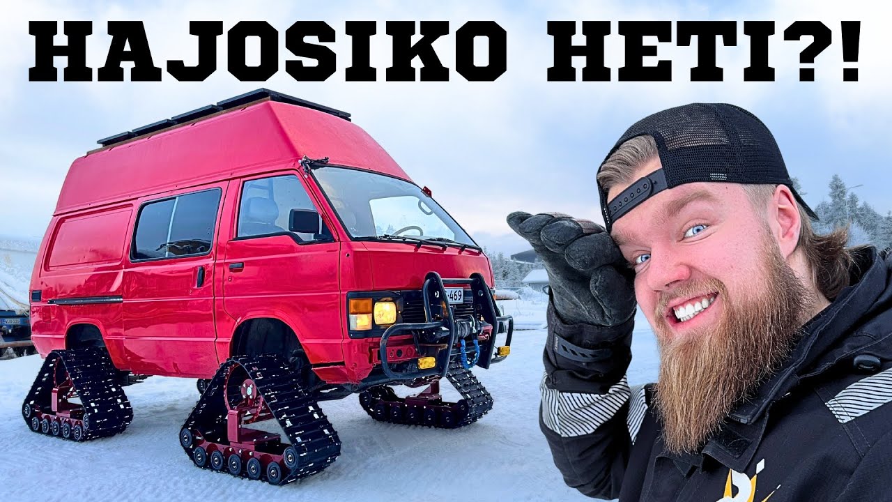 RETKI-HIACEEN TELAT – HAJOSIKO ENSIMMÄISELLÄ KOEAJOLLA?!