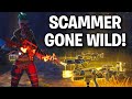 Scammer goes extremely psycho  scammer get scammed fortnite save the world