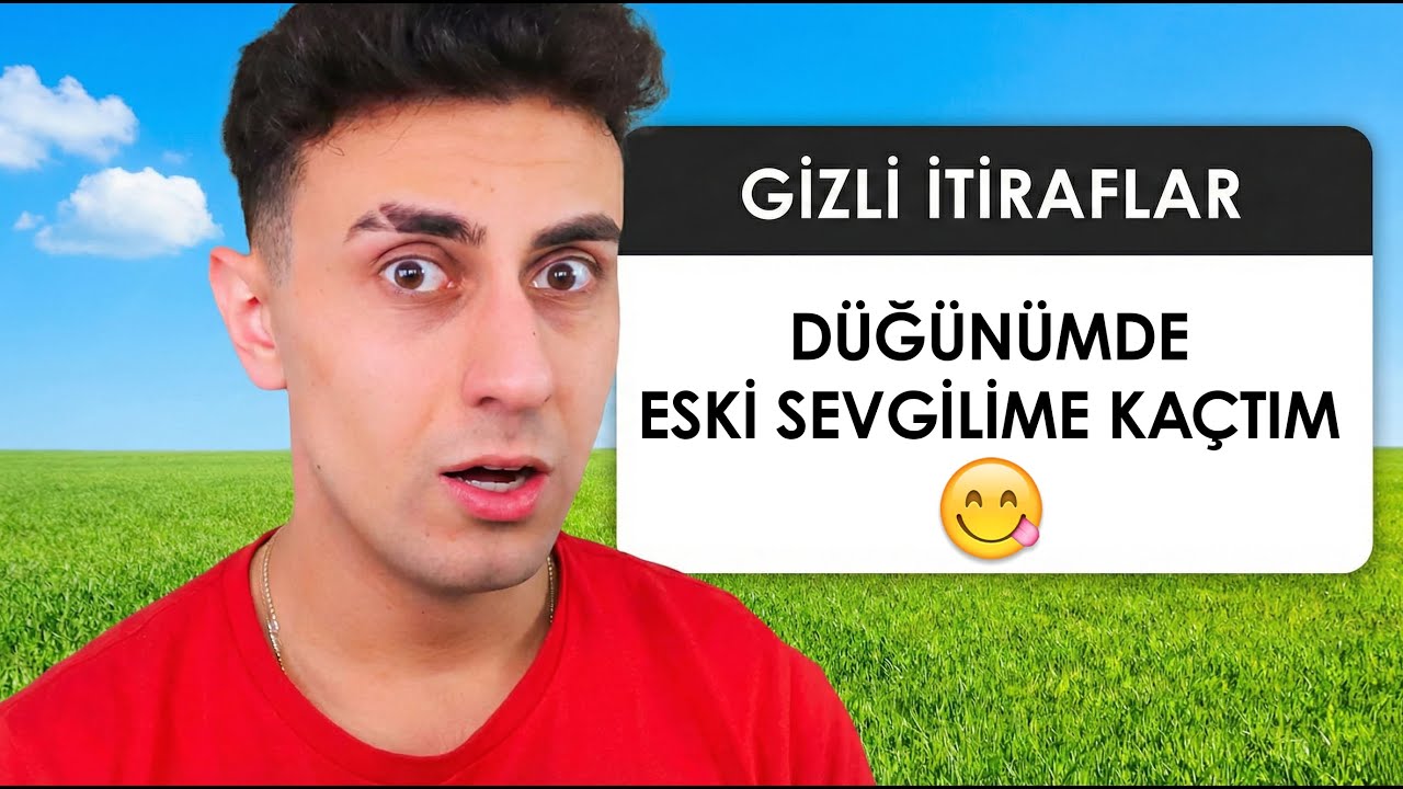 DÜĞÜNÜMDE ESKİ SEVGİLİME KAÇTIM !? | GİZLİ İTİRAFLAR