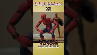 SPIDERMAN vs VENOM Who was better? #Shorts #Evolution